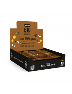 Barretta Bio cacao, cocco e miele 25g - Box 16 pz.