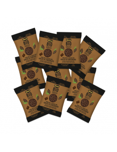 Frollini biologici al cacao con gocce di cioccolato (Kit 10 confezioni monodose)