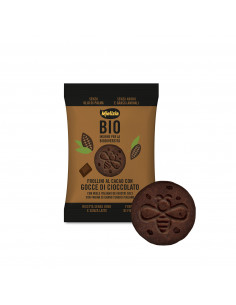 Frollini biologici al cacao con gocce di cioccolato - Monodose 16g