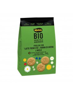 Organic shortbread biscuits with ''STG Hay Milk'' and oat flour
