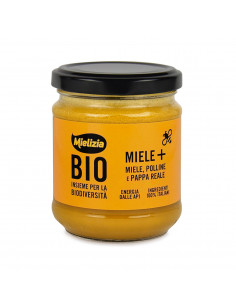 MIELE+ mix energetico biologico (miele, polline, pappa reale) Vasetto 250g