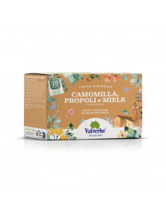 Chamomile propolis and honey herbal tea (20 filters - 20g)