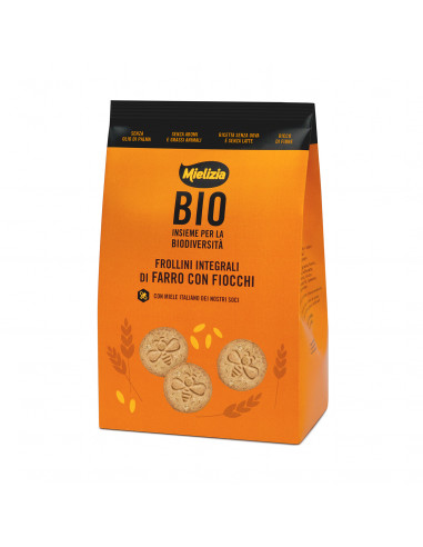 Organic shortbread biscuits with spelt flakes 250g