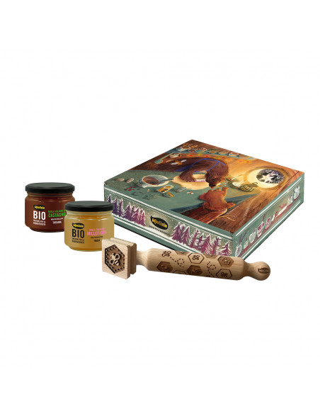 Christmas Gift Box - Gift Idea with organic honey and Mielizia gadgets