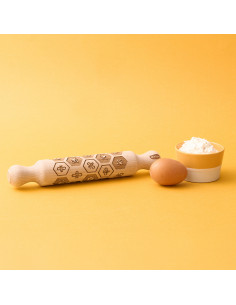 Mattarello in legno con...