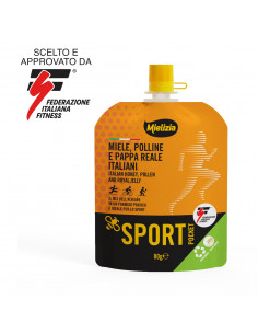 SportPocket - Miele, polline e pappa reale italiani (80g)