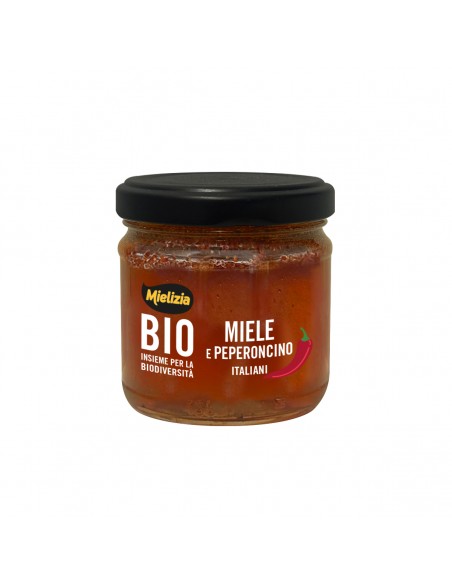 Miele biologico e peperoncino italiani Vasetto 110g