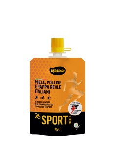 SportPocket Mielizia - The natural energy supply from bees, with honey, pollen, royal jelly