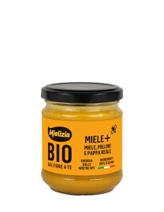 MIELE+ mix energetico biologico (miele, polline, pappa reale) Vasetto 250g