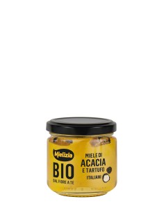 Miele biologico di Acacia e Tartufo italiani Vasetto 110g