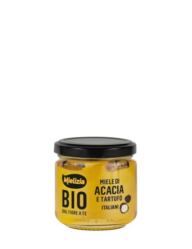 Acacia Honey and Truffle Italian Organic Honey - 110g glass jar