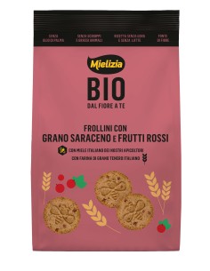 Organic shortbread biscuit with buckwheat and cranberries 250g