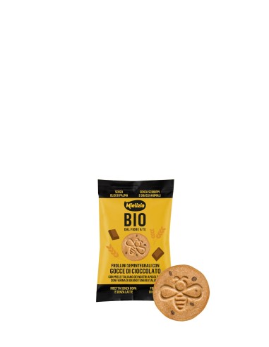Organic wholegrain spelt shortbread biscuits with spelt flakes - 16g pack