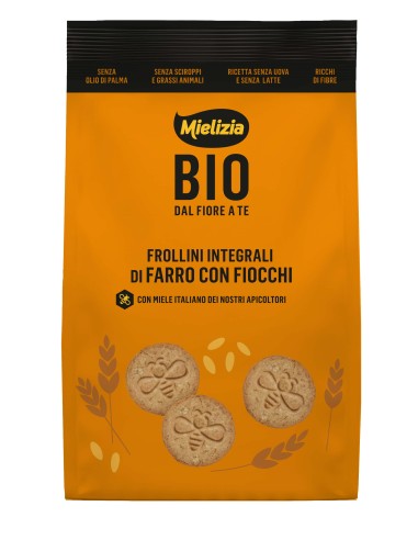 Frollini biologici integrali di farro con fiocchi